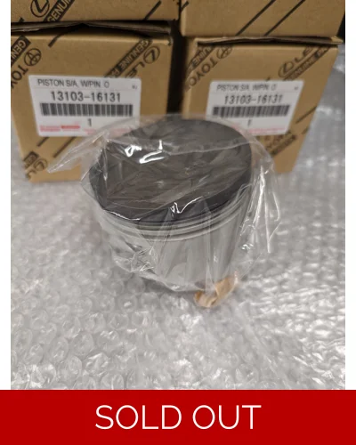 Genuine Toyota 4AGZE piston set 81.5mm bore size